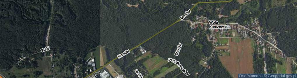 Zdjęcie satelitarne Mostów ul.